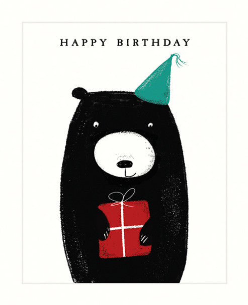 Card - Bear with Present
