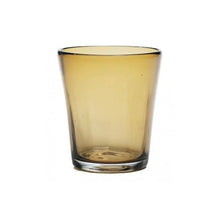 Load image into Gallery viewer, Zafferano Bei Glass Tumbler - Amber - Set of 2