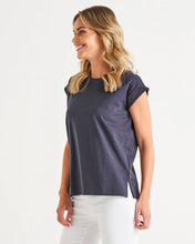 Load image into Gallery viewer, Betty Basics Michaela Top - Coal