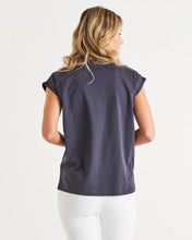 Load image into Gallery viewer, Betty Basics Michaela Top - Coal