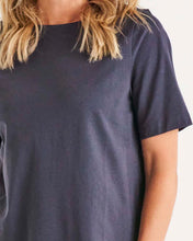 Load image into Gallery viewer, Betty Basics Rosalie Tee - Coal