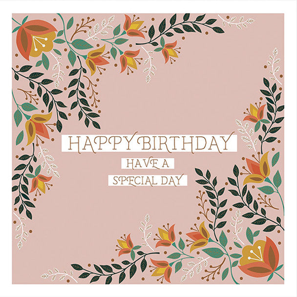Card - Happy Birthday Special Day on Pink