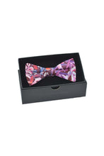 Load image into Gallery viewer, Protea Burgundy Bow Tie