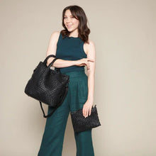 Load image into Gallery viewer, Black Caviar Amali 2 Piece Handbag Black