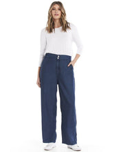 Load image into Gallery viewer, Betty Basics Lucinda Lyocell Relaxed Pant - Blue Ink