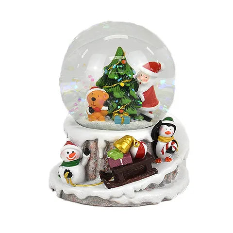 Snow Globe - Santa & Friends