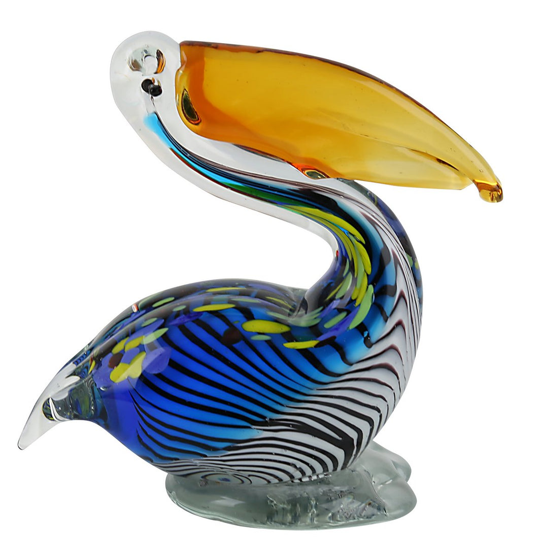Pelican - Blue & Yellow Glass