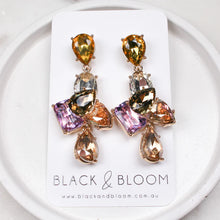 Load image into Gallery viewer, Black &amp; Bloom - Anthea Earrings
