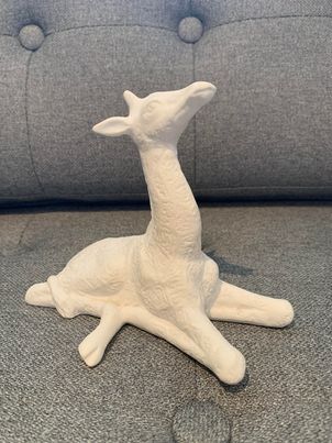 Baby Giraffe Porcelain Figurine