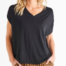 Load image into Gallery viewer, Betty Basics Chelsea Tee - Black
