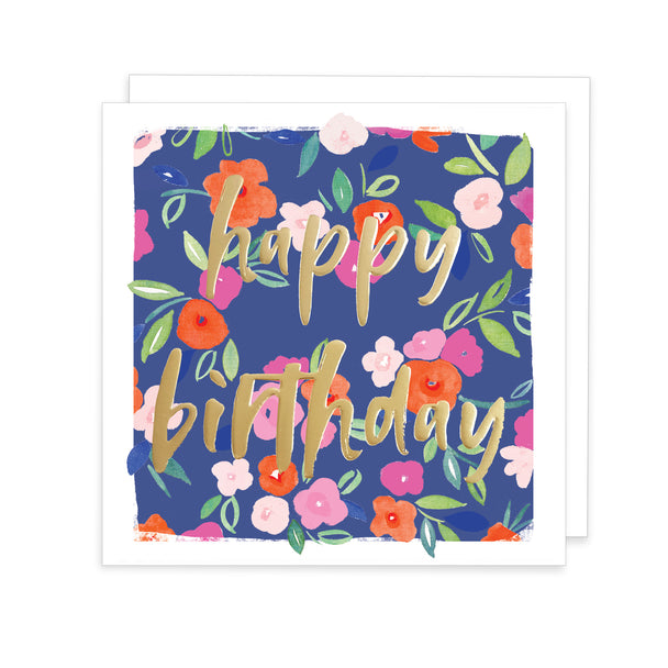 Floral Birthday Card