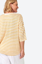 Load image into Gallery viewer, Eb&amp;Ive Intrepid Stripe Tshirt - Honey
