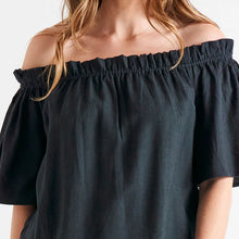Load image into Gallery viewer, Betty Basics Jessica Shoulder Top - Black

