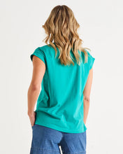 Load image into Gallery viewer, Betty Basics Michaela Top - Teal
