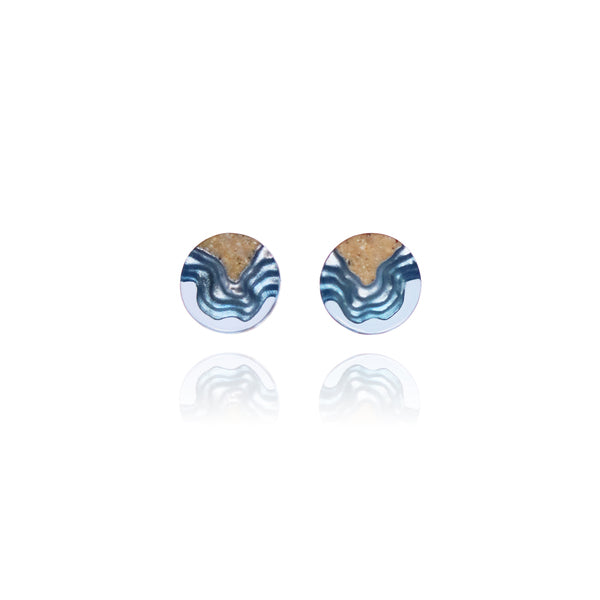Shoal Stud Earrings - Ultramarine