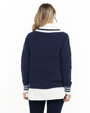 Load image into Gallery viewer, Betty Basics St Germaine V Neck Jumper - Navy
