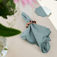 Load image into Gallery viewer, Stonewashed Scallop Napkin - Sage
