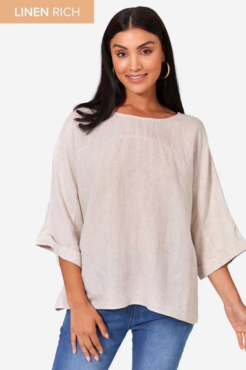 Eb&Ive Studio Relaxed Top - Tusk