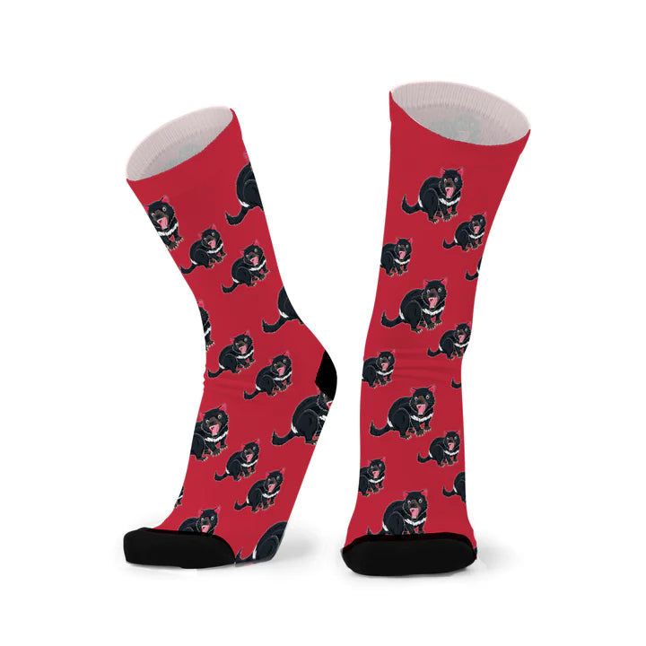 RedFox Socks Unisex - Tassie Devil