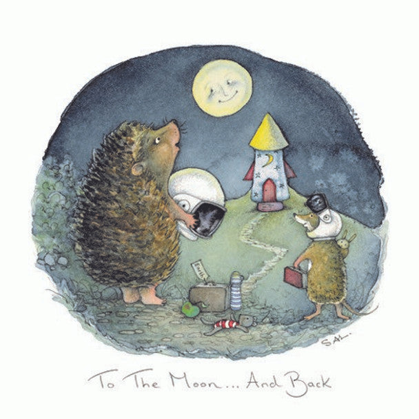 Card - To the Moon...... and Back