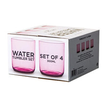 Load image into Gallery viewer, Water Tumbler - Plum - Set of 4
