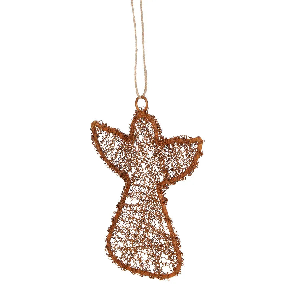 Dustle Wire Angel Hanging Decoration