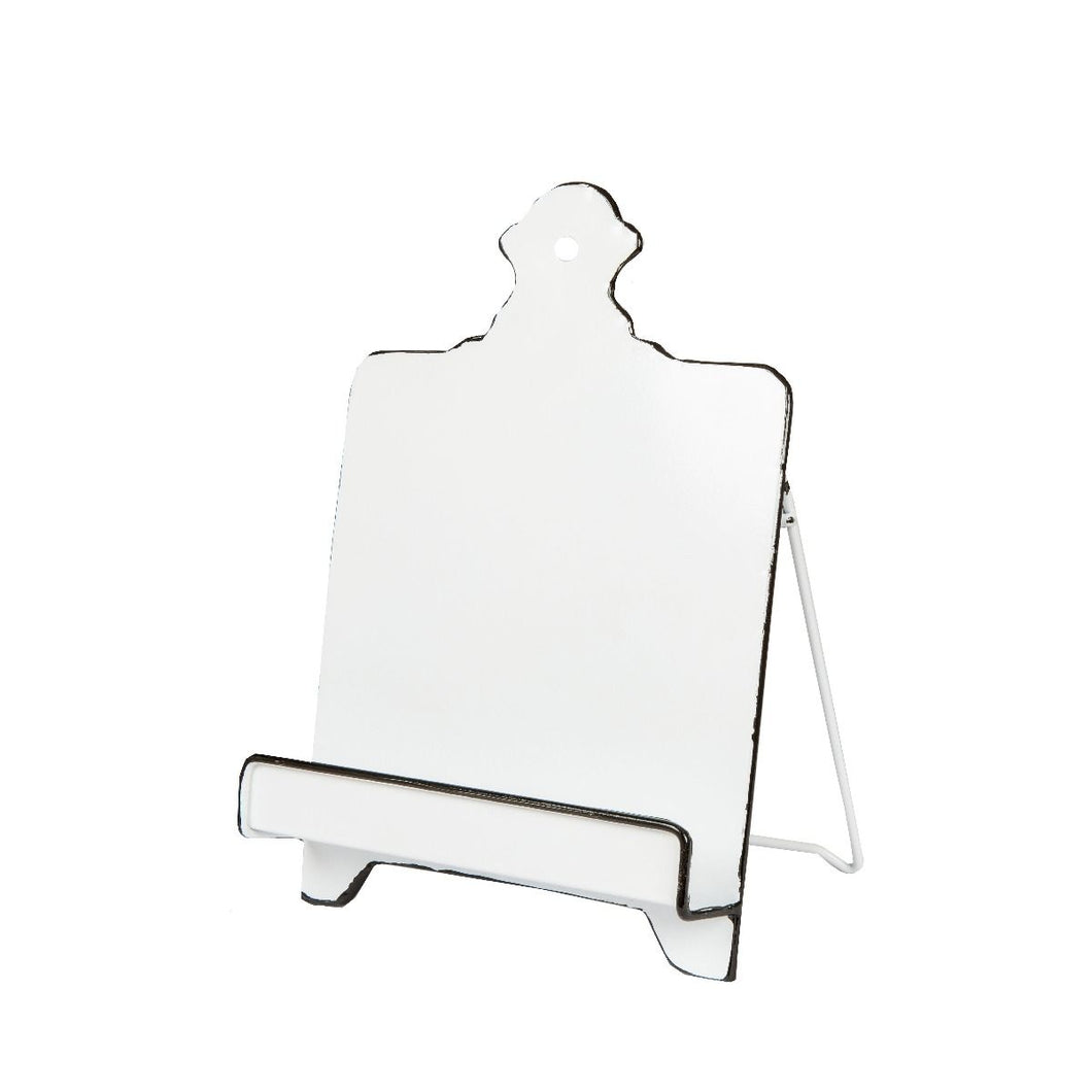 Faux Enamel Cafe Recipe Holder
