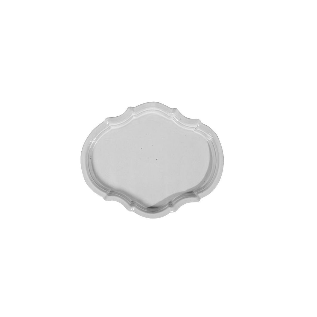 Oval Scalloped Plate Small