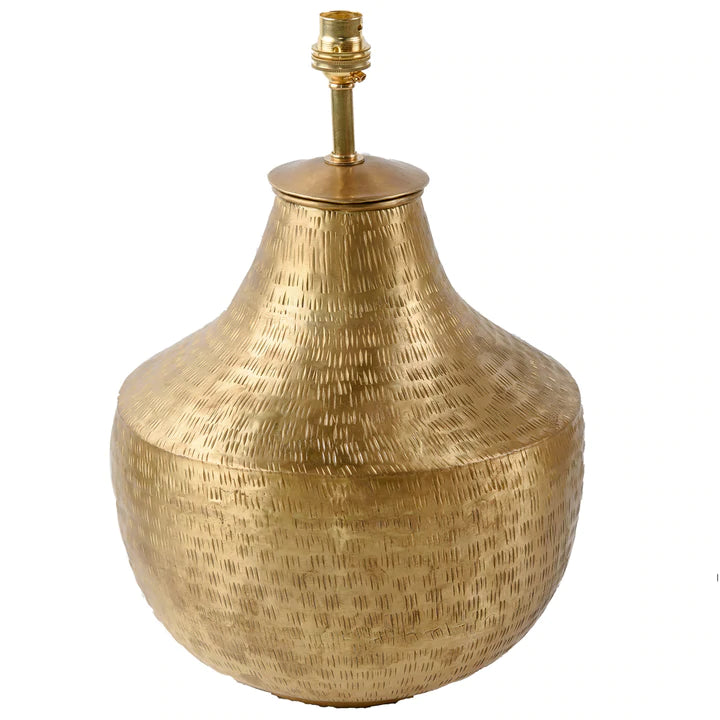 Gold Plated Brass lamp Base Urn