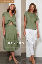 Load image into Gallery viewer, Eb&amp;Ive Indica Twist Top - Fern
