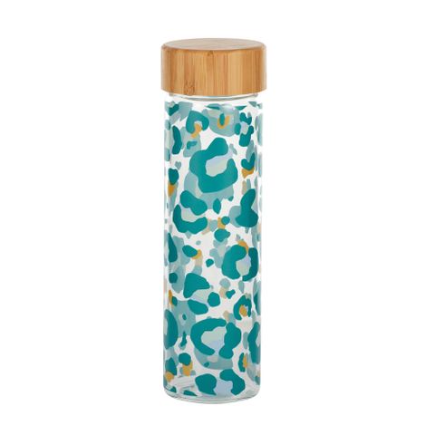 Lina Print Glass DrinkBottle