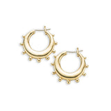 Load image into Gallery viewer, Palas Path of Gold Hoop Earrings
