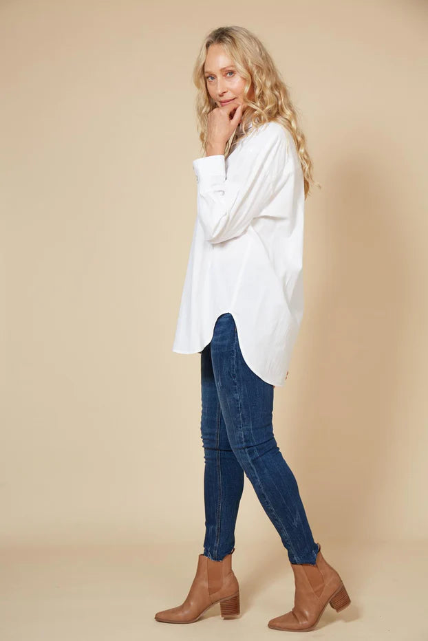 Eb&Ive Studio Oversized Shirt - Salt