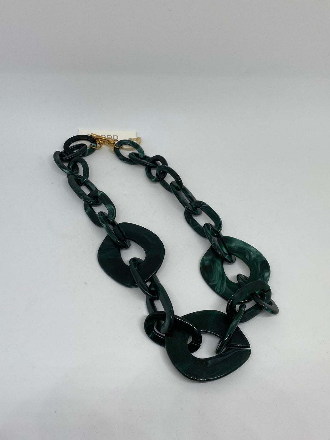 Green Marble PVC Necklace