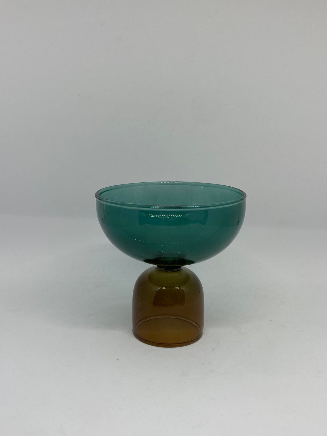 Amber and Green Vase small