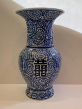Load image into Gallery viewer, Blue &amp; White Chinese Vase
