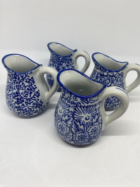 Ceramic Mini Jug - Blue & White