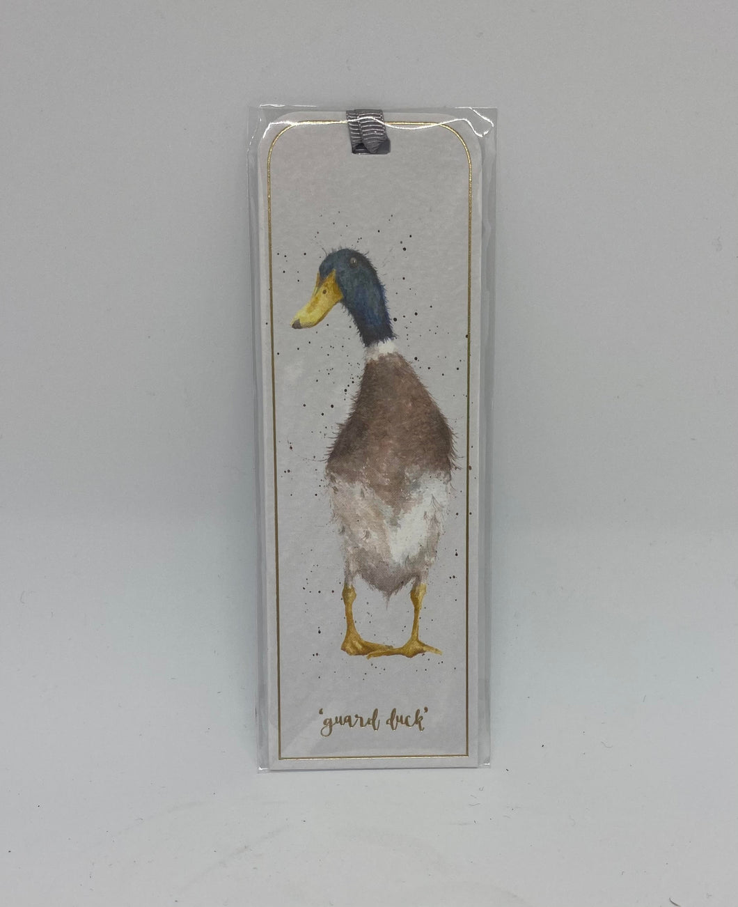 Duck gold foil Bookmark