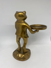Load image into Gallery viewer, Frog Candle Holder - Antique Gold
