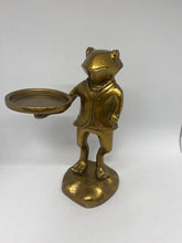 Load image into Gallery viewer, Frog Candle Holder - Antique Gold
