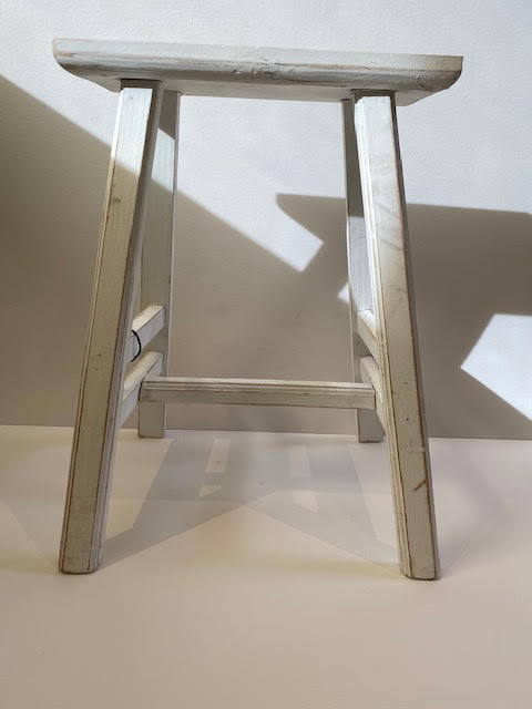 White Hamptons Stool