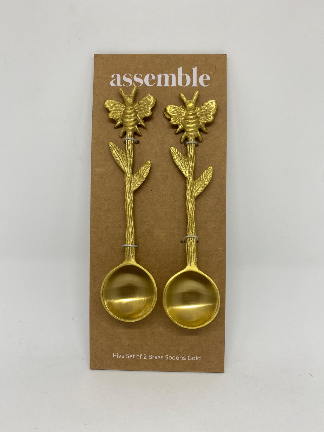 Hive Brass Spoons set of 2