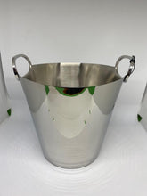 Load image into Gallery viewer, Stainless Silver Handmade Ice Bucket
