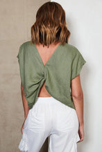 Load image into Gallery viewer, Eb&amp;Ive Indica Twist Top - Fern
