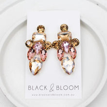 Load image into Gallery viewer, Black &amp; Bloom Kate Earrings - Gold
