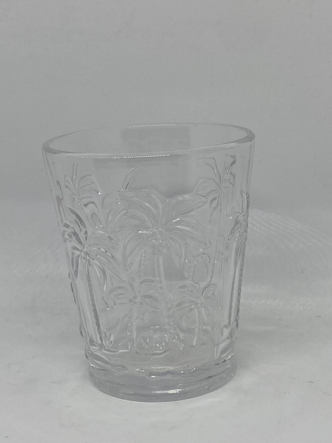 Palm Tree Drinking Glass