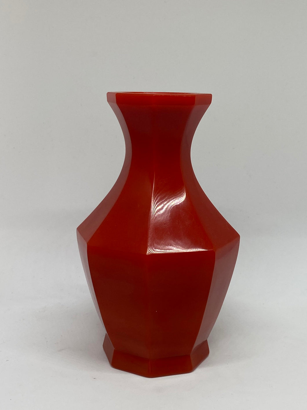 Red Acrylic Vase