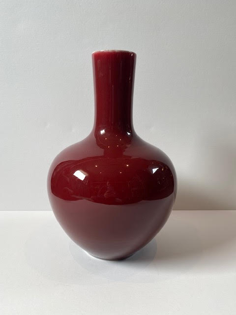 Meizei Large Red Vase
