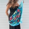 Load image into Gallery viewer, Scarf - Tiger &amp; Peonies
