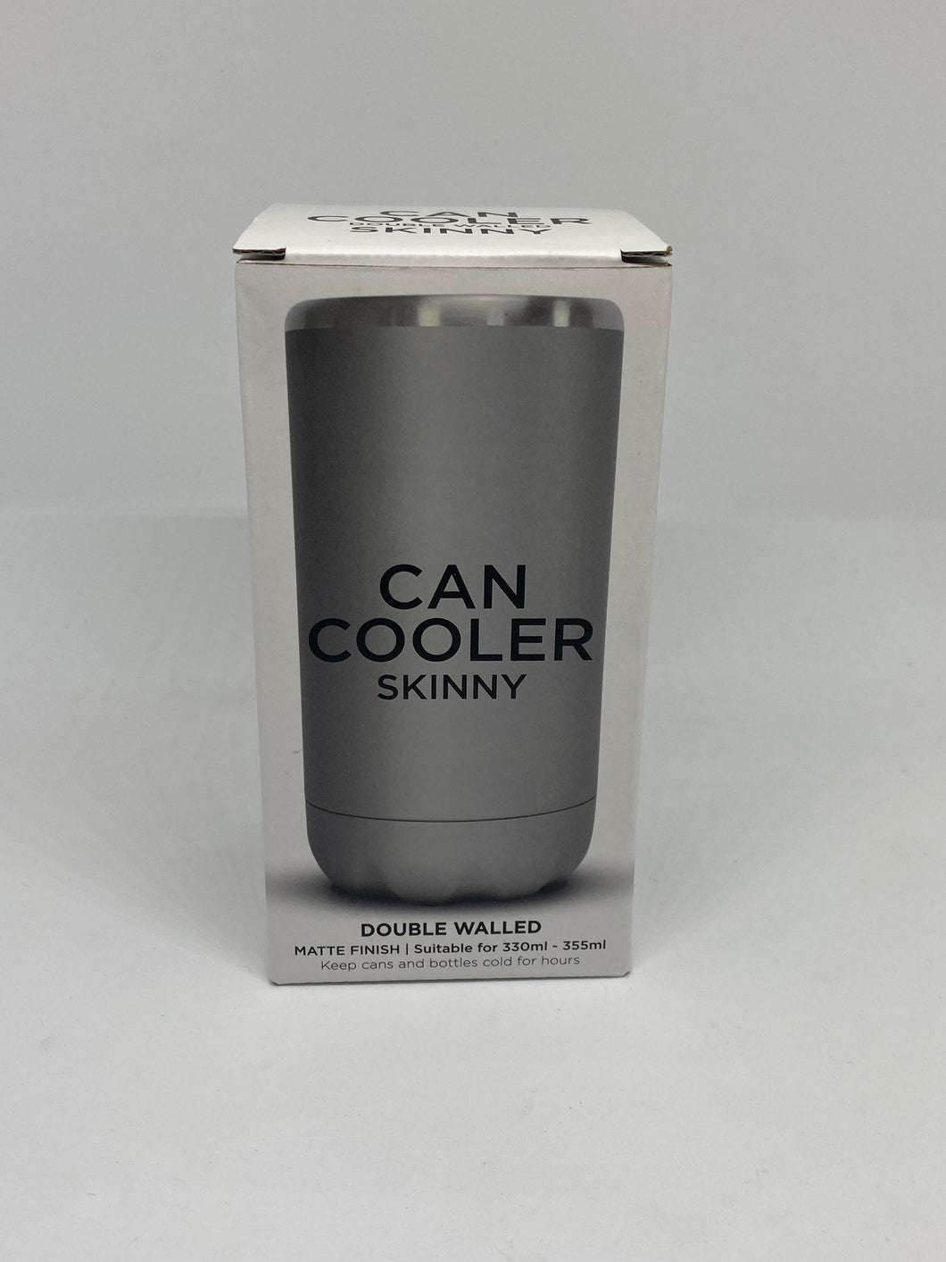 Double Walled Can Cooler - Titanium